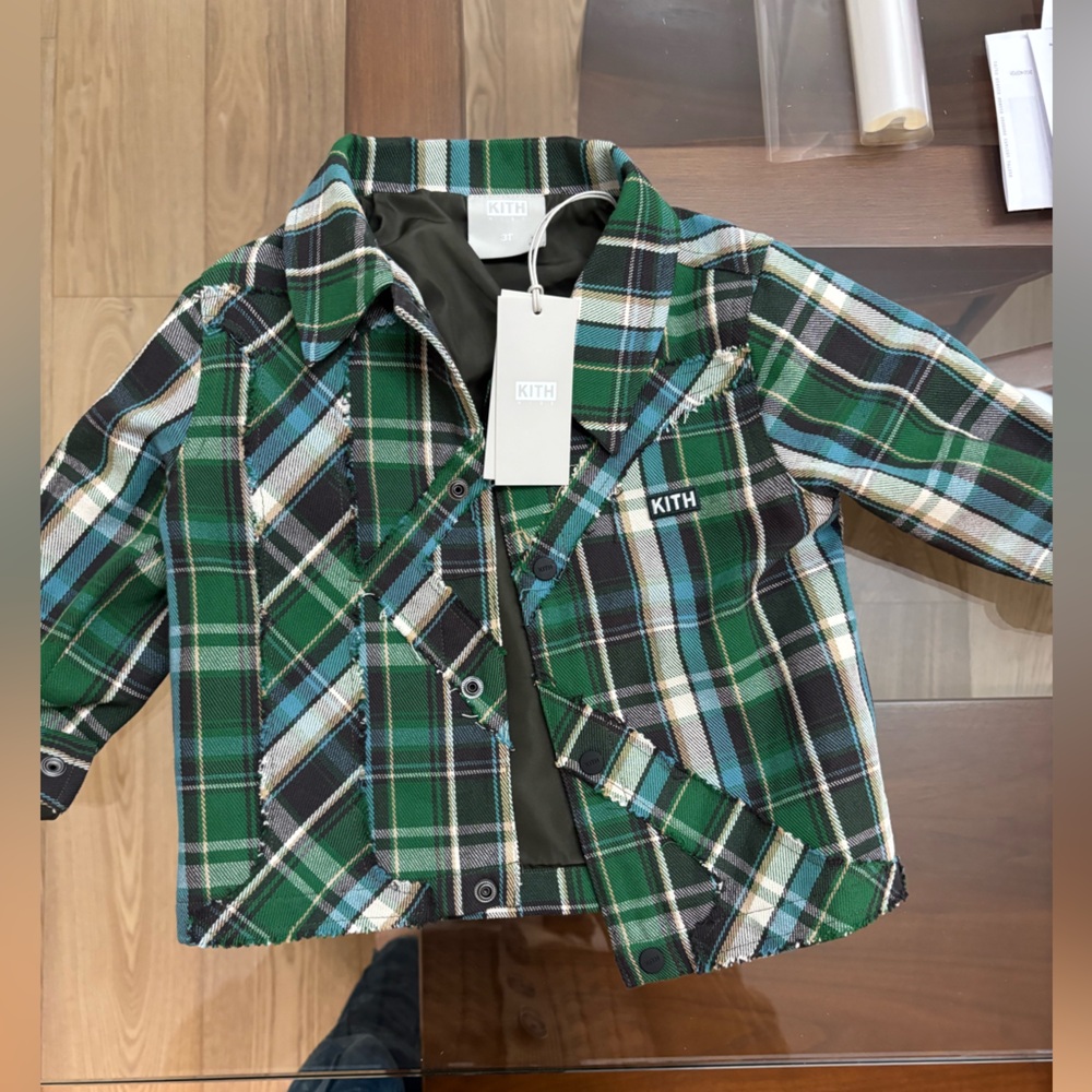 Kith toddler Multicolor Plaid Shirt Jacket